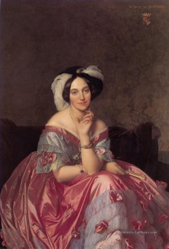  Dominique Tableaux - Baronne James de Rothschild néoclassique Jean Auguste Dominique Ingres